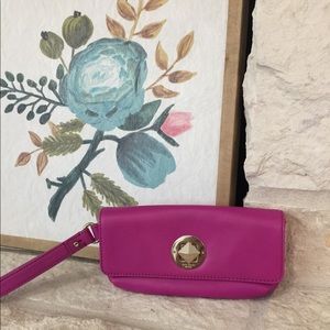 Kate Spade Hot Pink Clutch-Like New